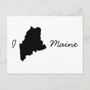 Carte postale I Love Maine