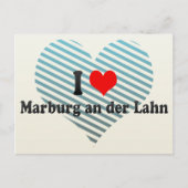 Carte Postale I Love Marburg an der Lahn, Allemagne (Devant)