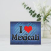 Carte Postale I Love Mexicali, Mexique (Debout devant)