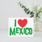 Carte Postale I Love Mexico (Debout devant)