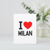 Carte Postale I Love Milan (Debout devant)