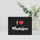 Carte Postale I Love Milwaukee (Debout devant)