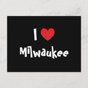 Carte Postale I Love Milwaukee