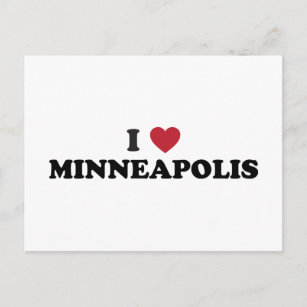 Carte Postale I Love Minneapolis Minnesota