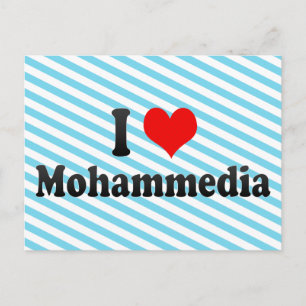 Carte Postale I Love Mohammedia, Maroc