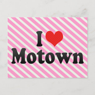 Carte Postale I Love Motown