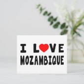 Carte Postale I Love Mozambique (Debout devant)