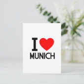 Carte Postale I Love Munich (Debout devant)