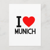 Carte Postale I Love Munich (Devant)