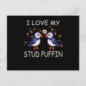 Carte Postale .I Love My Stud Puffin Puffin Relation (Devant)