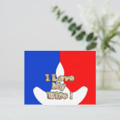 Carte Postale "I Love My Wife" Imprimer (Debout devant)