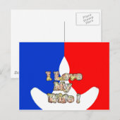 Carte Postale "I Love My Wife" Imprimer (Devant / Derrière)