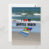 Carte Postale I Love Myrtle Beach (Devant / Derrière)