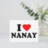 Carte Postale I Love Nanay (Debout devant)