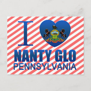 Carte Postale I Love Nanty Glo, PA
