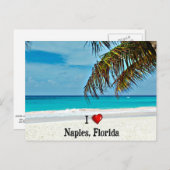 Carte Postale I Love Naples, Floride (Devant / Derrière)