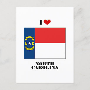 Carte Postale I Love North Carolina