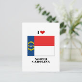 Carte Postale I Love North Carolina (Debout devant)