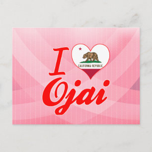 Carte Postale I Love Ojai, Californie
