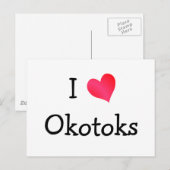 Carte Postale I Love Okotoks (Devant / Derrière)