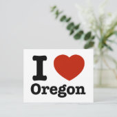 Carte Postale I Love Oregon (Debout devant)