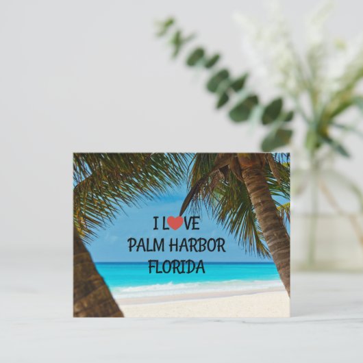 Carte Postale I Love Palm Harbour, Floride (Debout devant)