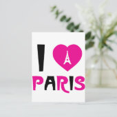 Carte Postale I Love Paris (Debout devant)
