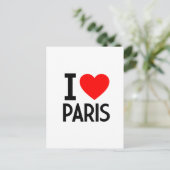 Carte Postale I Love Paris (Debout devant)