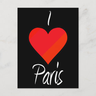 Carte Postale I Love Paris