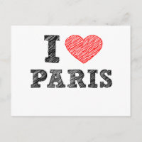I Love Paris Sketch