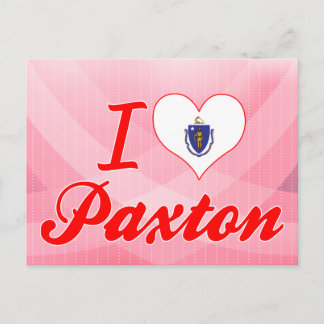 Carte Postale I Love Paxton, Massachusetts