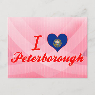 Carte Postale I Love Peterborough, New Hampshire
