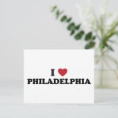 Carte Postale I Love Philadelphia Pennsylvanie (Debout devant)