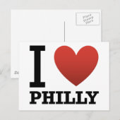 Carte Postale i-love-philly (Devant / Derrière)