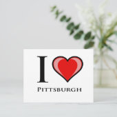 Carte Postale I Love Pittsburgh (Debout devant)