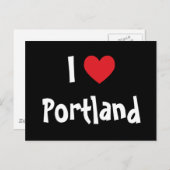Carte Postale I Love Portland (Devant / Derrière)