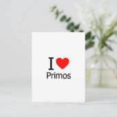 Carte Postale I Love Primos (Debout devant)