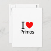 Carte Postale I Love Primos (Devant / Derrière)
