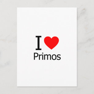 Carte Postale I Love Primos