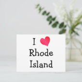 Carte Postale I Love Rhode Island (Debout devant)