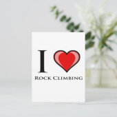 Carte Postale I Love Rock Escalade (Debout devant)