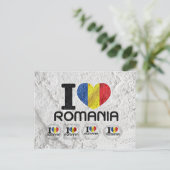Carte Postale I Love romania (Debout devant)
