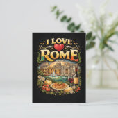 Carte Postale I Love Rome (Debout devant)