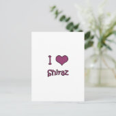 Carte Postale I Love Shiraz (Debout devant)