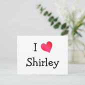Carte Postale I Love Shirley (Debout devant)