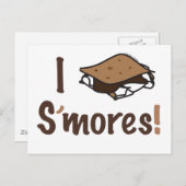 Carte Postale I Love S'mores (Devant / Derrière)