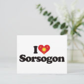 Carte Postale I Love Sorsogon (Debout devant)