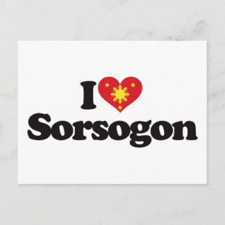 Carte Postale I Love Sorsogon