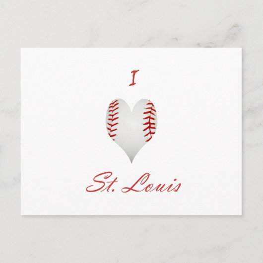 Carte Postale I Love St. Louis (Devant)
