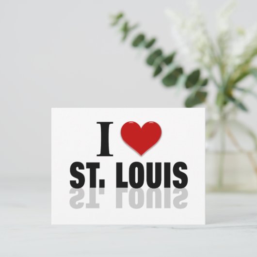 Carte Postale I Love St Louis (Debout devant)
